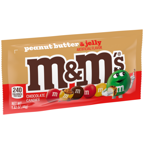 M&Ms Peanut Butter Jelly 1.63oz 24ct